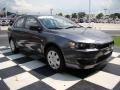 2009 Graphite Gray Pearl Mitsubishi Lancer DE  photo #6