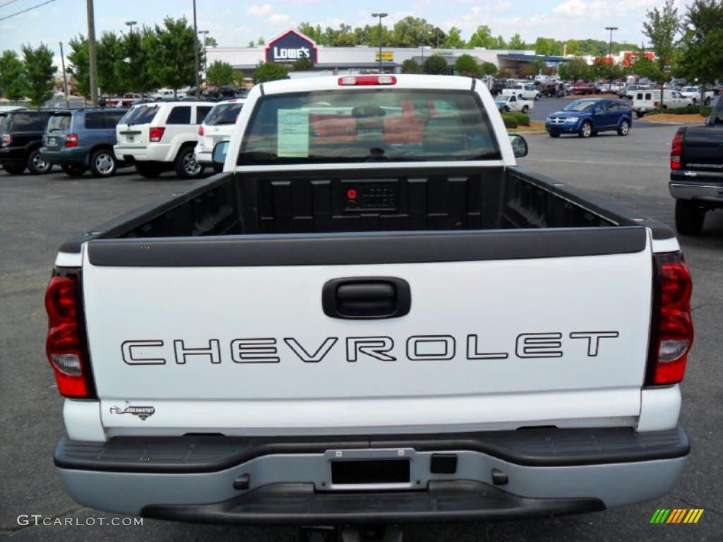 2006 Silverado 1500 Work Truck Regular Cab - Summit White / Dark Charcoal photo #3