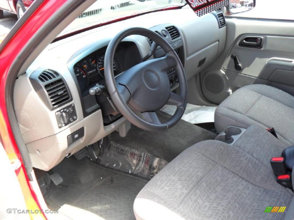 2006 Colorado LS Extended Cab - Victory Red / Medium Pewter photo #21