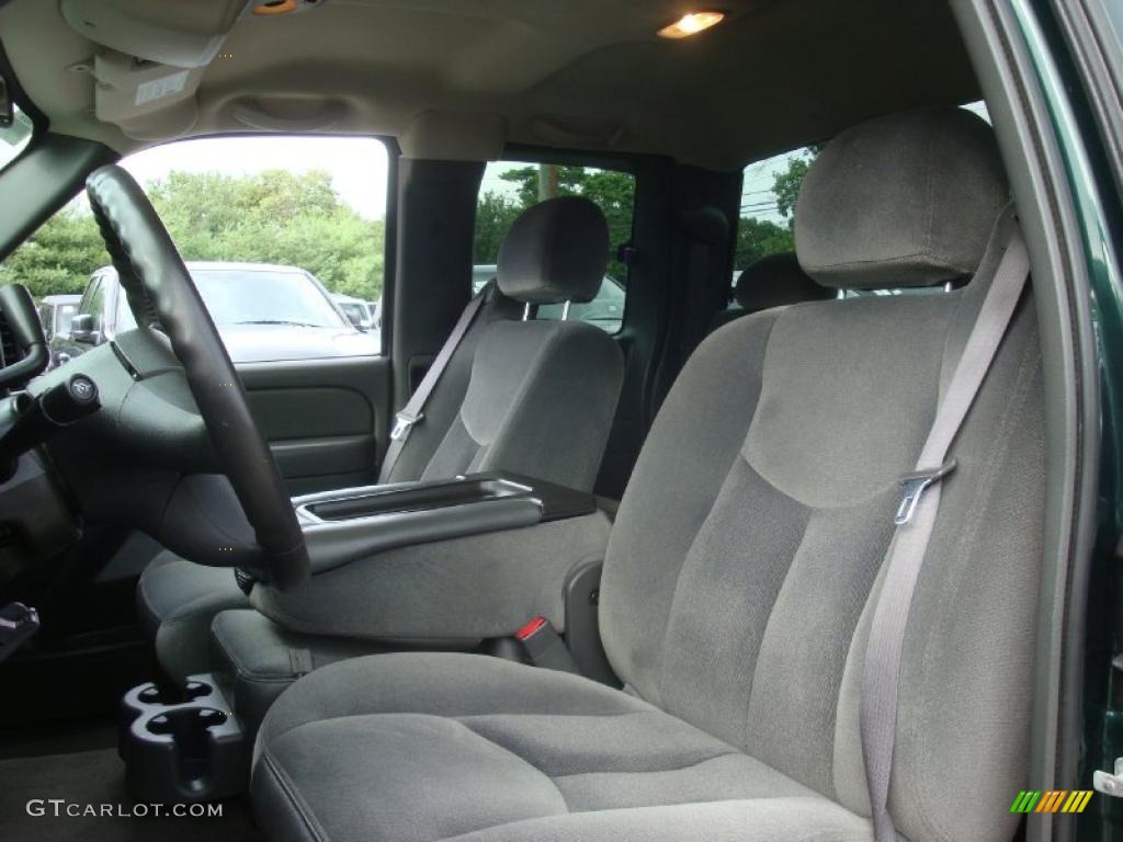 2005 Sierra 1500 Z71 Extended Cab 4x4 - Polo Green Metallic / Pewter photo #8