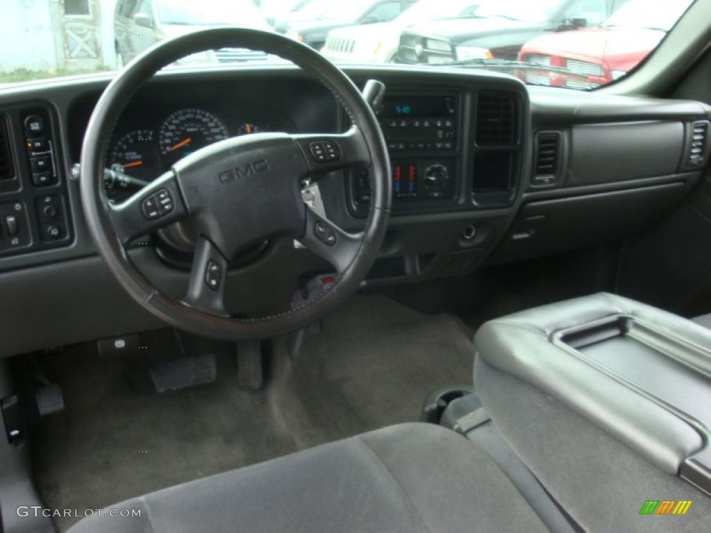 2005 Sierra 1500 Z71 Extended Cab 4x4 - Polo Green Metallic / Pewter photo #10