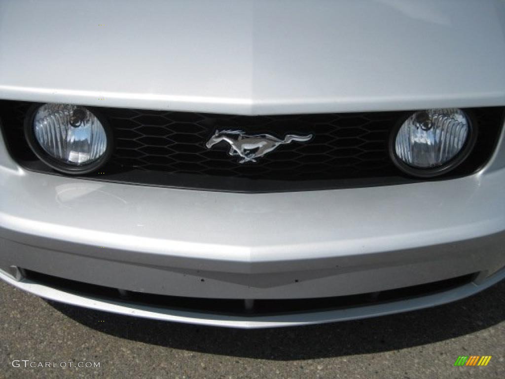 2007 Mustang GT Premium Convertible - Satin Silver Metallic / Dark Charcoal photo #13