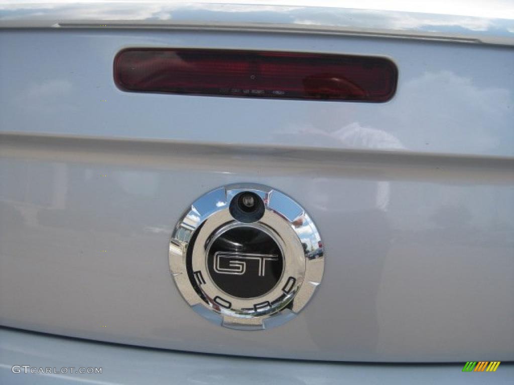 2007 Mustang GT Premium Convertible - Satin Silver Metallic / Dark Charcoal photo #18