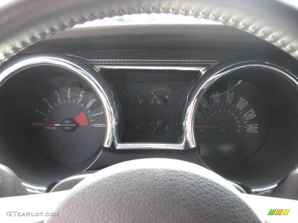 2007 Mustang GT Premium Convertible - Satin Silver Metallic / Dark Charcoal photo #24