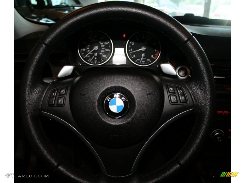 2007 3 Series 335i Sedan - Black Sapphire Metallic / Black photo #33