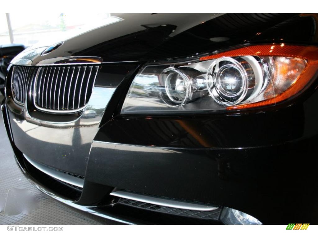 2007 3 Series 335i Sedan - Black Sapphire Metallic / Black photo #39