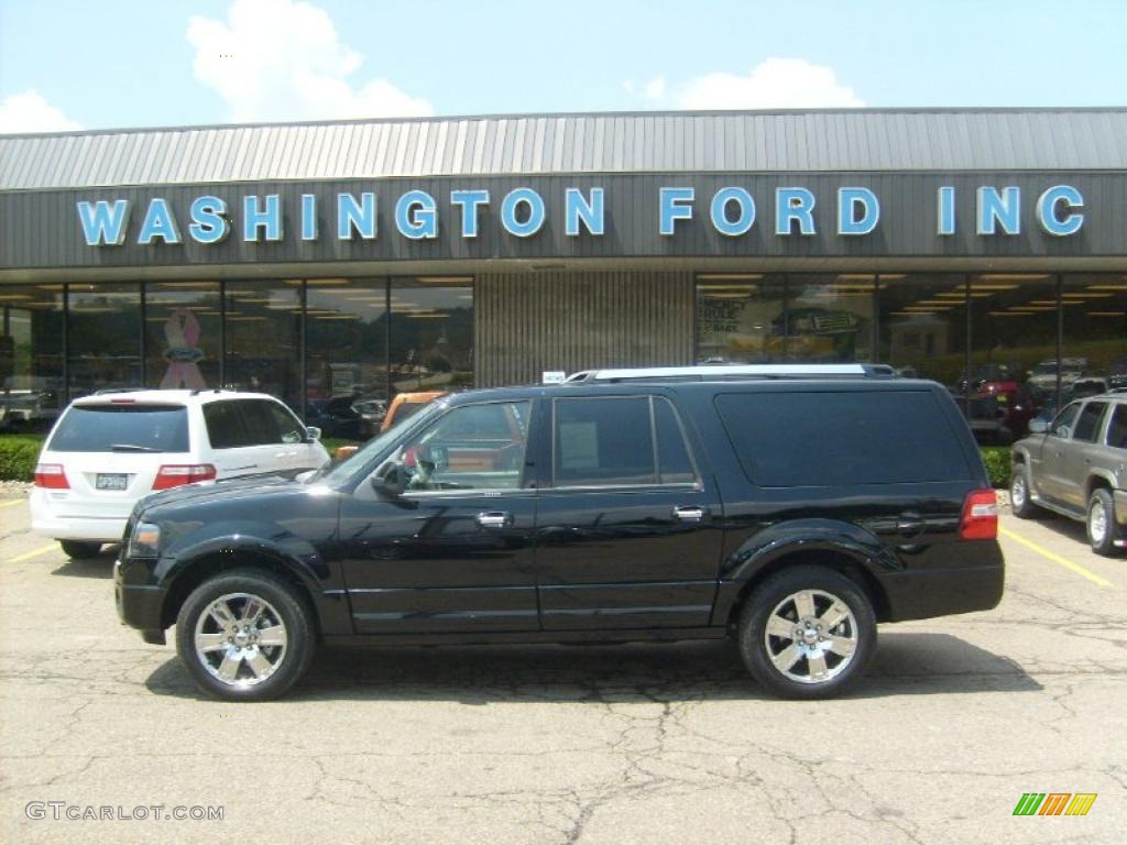 2009 Expedition EL Limited 4x4 - Black / Camel photo #1