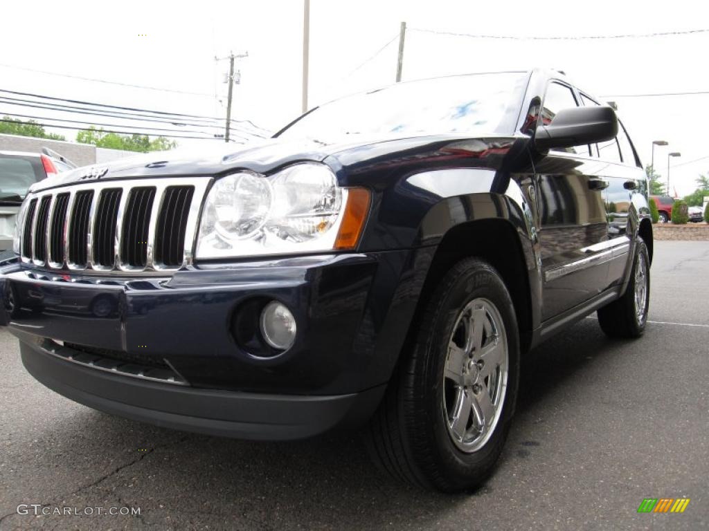 2006 Grand Cherokee Limited 4x4 - Midnight Blue Pearl / Medium Slate Gray photo #6