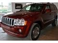 2007 Red Rock Crystal Pearl Jeep Grand Cherokee Overland  photo #2