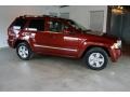 2007 Red Rock Crystal Pearl Jeep Grand Cherokee Overland  photo #31