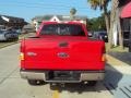 2005 Bright Red Ford F150 Lariat SuperCrew 4x4  photo #2