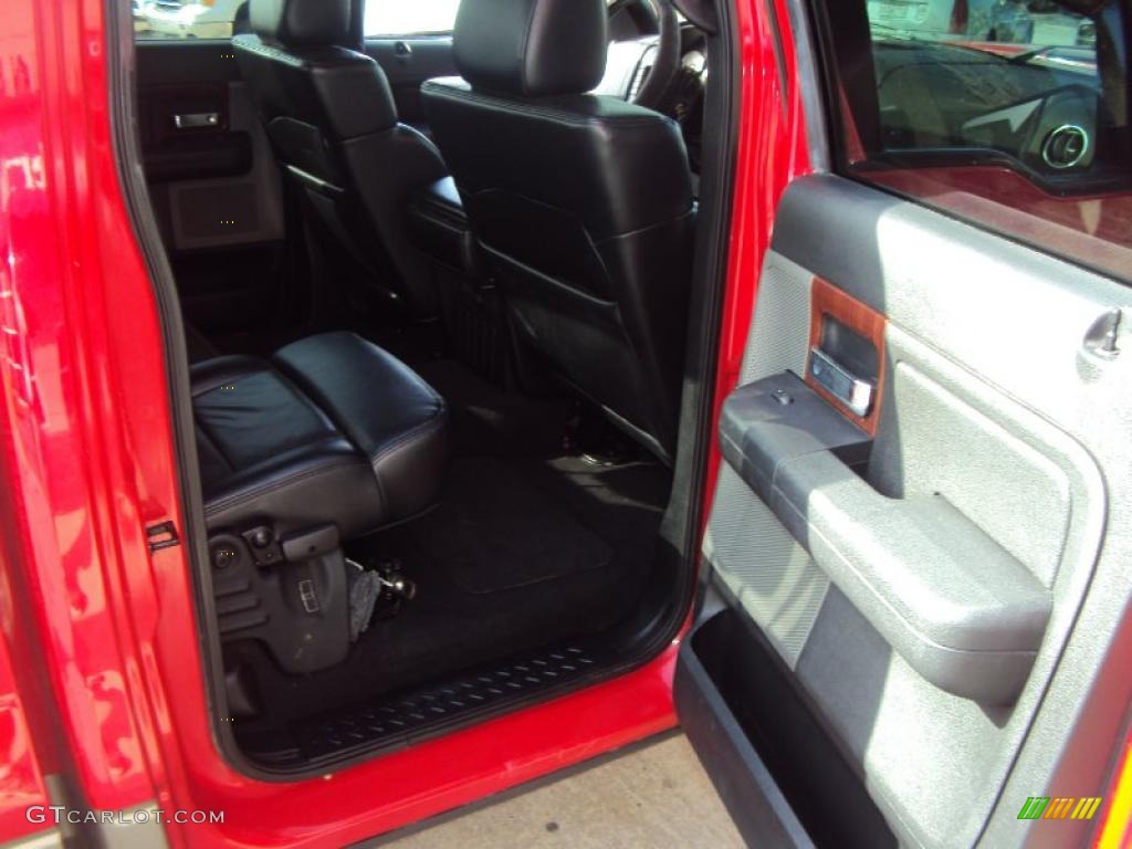 2005 F150 Lariat SuperCrew 4x4 - Bright Red / Black photo #11