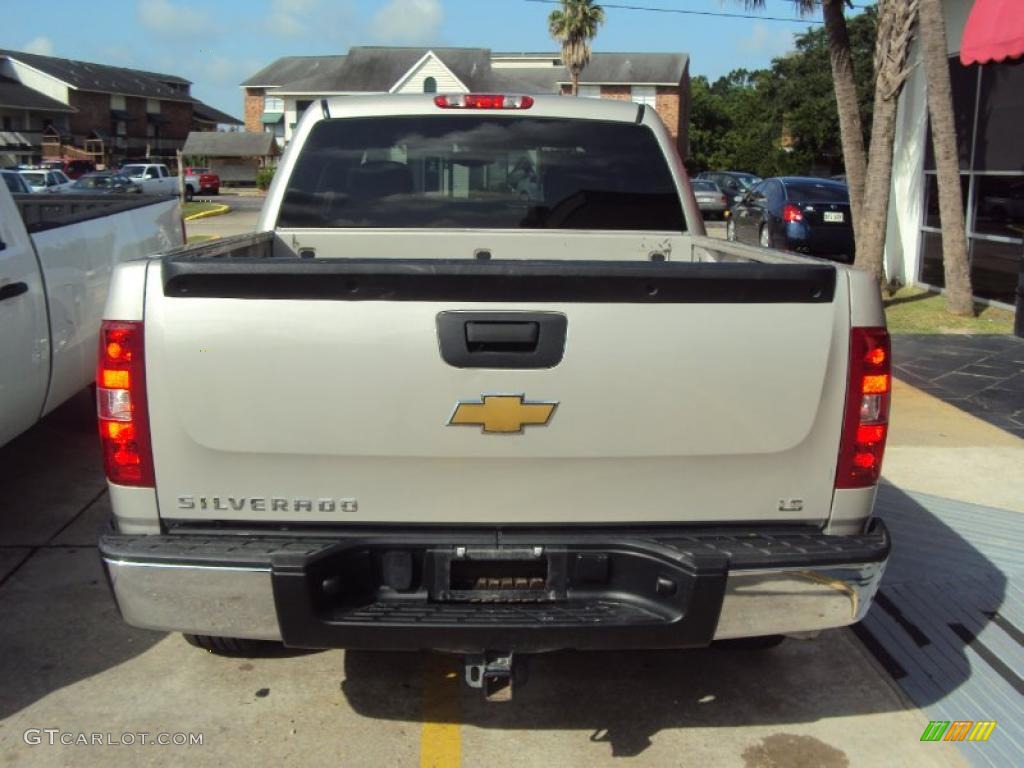 2009 Silverado 1500 LS Crew Cab 4x4 - Silver Birch Metallic / Dark Titanium photo #2