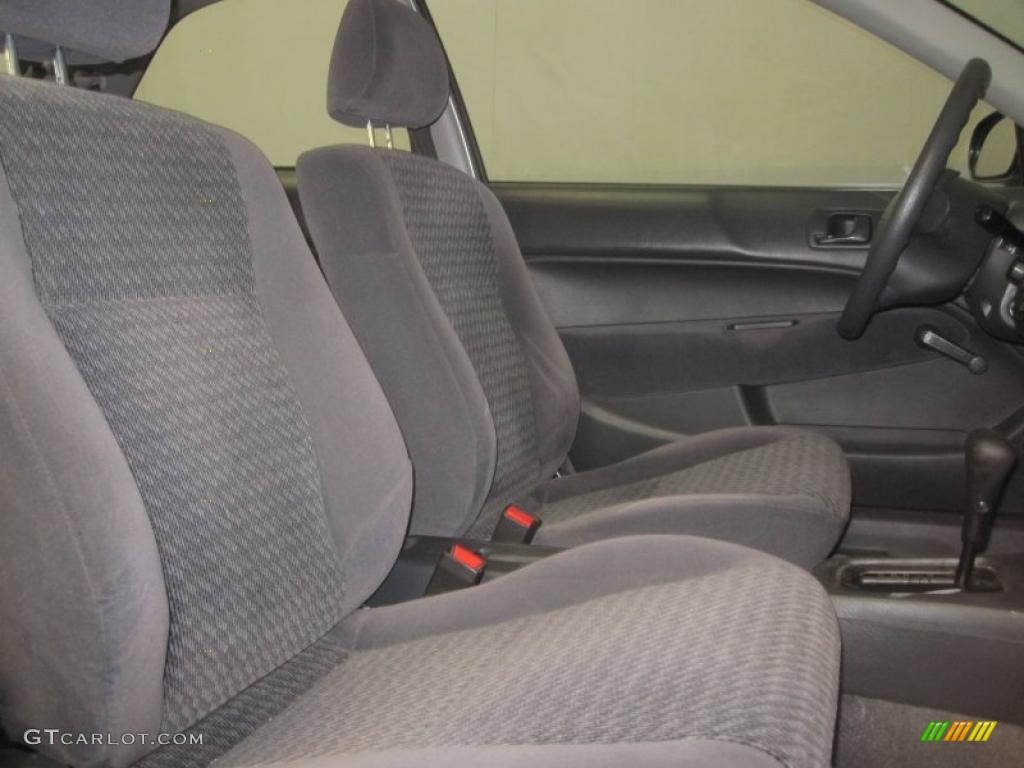 1999 Civic CX Coupe - Vogue Silver Metallic / Gray photo #6