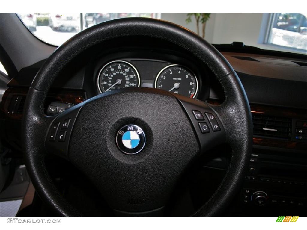 2008 3 Series 328i Sedan - Arctic Metallic / Black photo #28