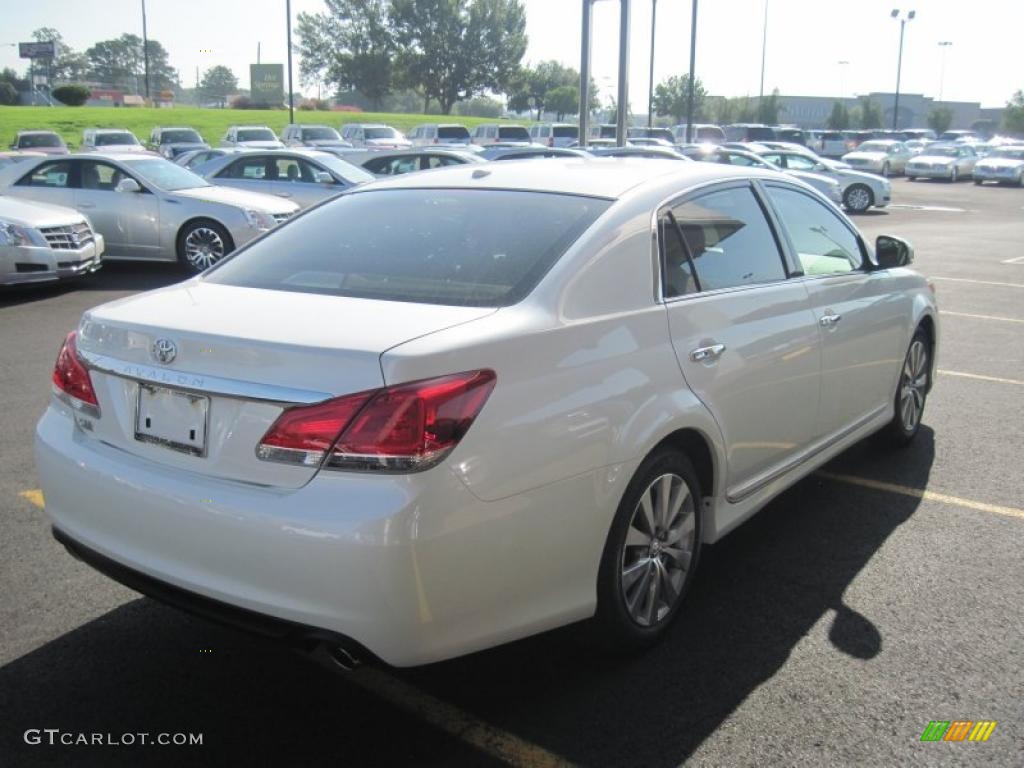 2011 Avalon Limited - Blizzard White Pearl / Light Gray photo #6