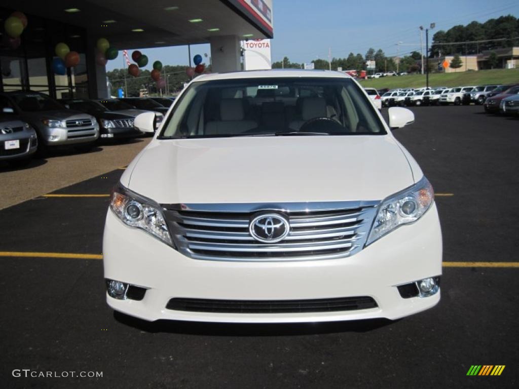 2011 Avalon Limited - Blizzard White Pearl / Light Gray photo #7