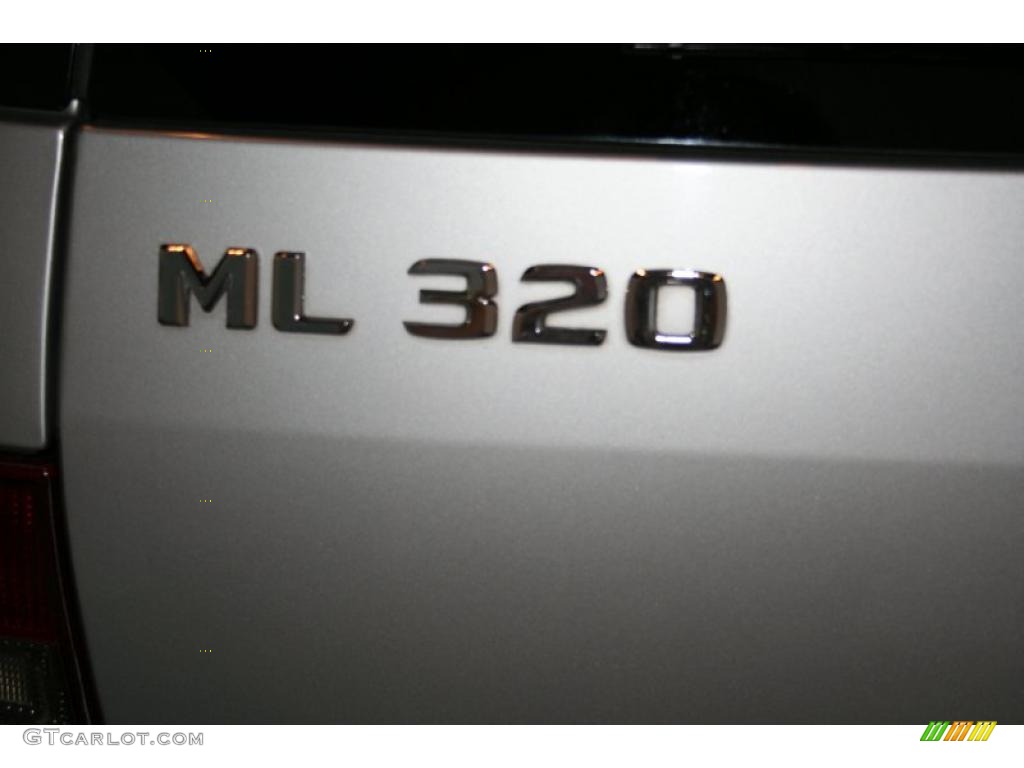 2000 ML 320 4Matic - Brilliant Silver Metallic / Charcoal photo #20