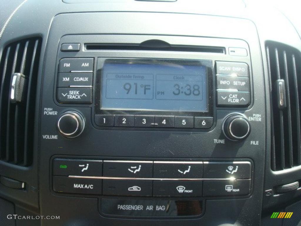 2009 Elantra Touring - Quicksilver / Black photo #16
