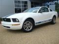 2005 Performance White Ford Mustang V6 Deluxe Coupe  photo #2
