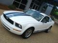 2005 Performance White Ford Mustang V6 Deluxe Coupe  photo #10