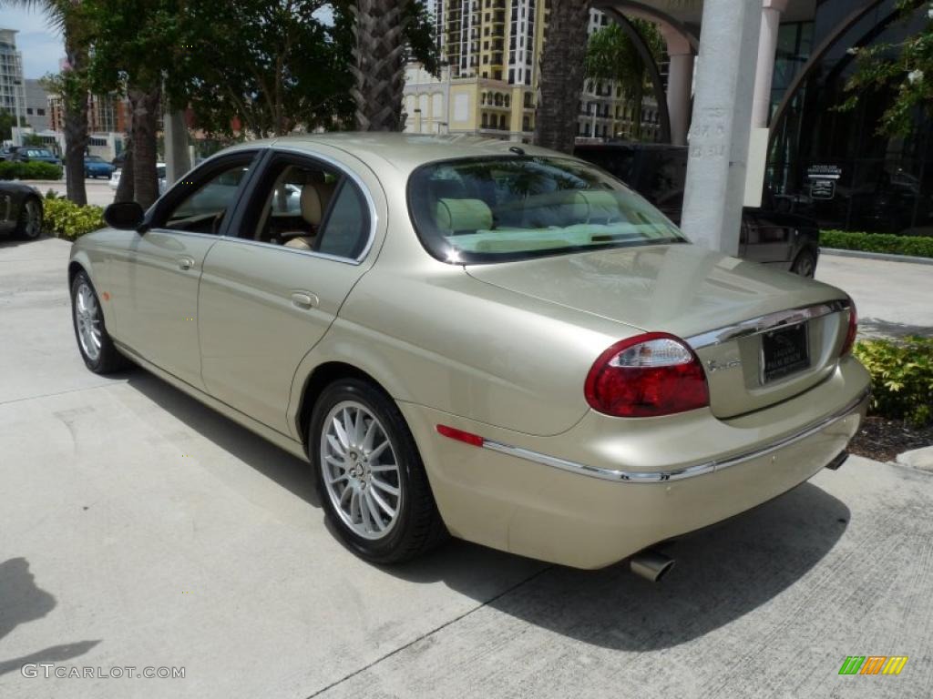 2007 S-Type 3.0 - Winter Gold Metallic / Ivory/Mocha photo #4