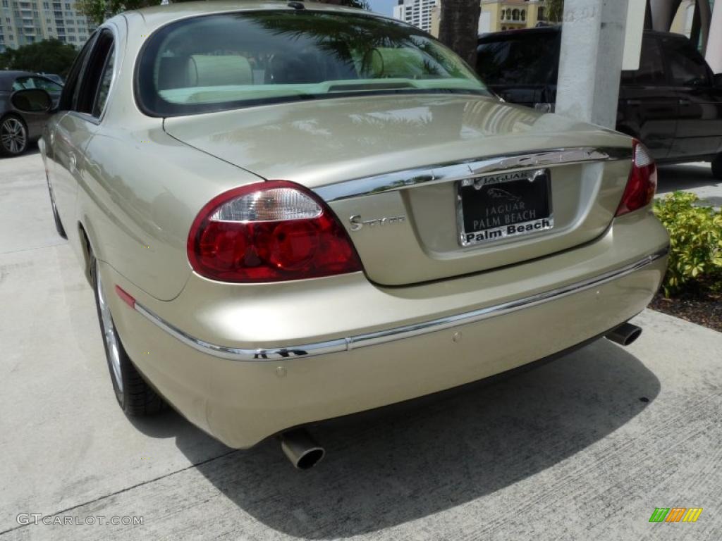 2007 S-Type 3.0 - Winter Gold Metallic / Ivory/Mocha photo #6