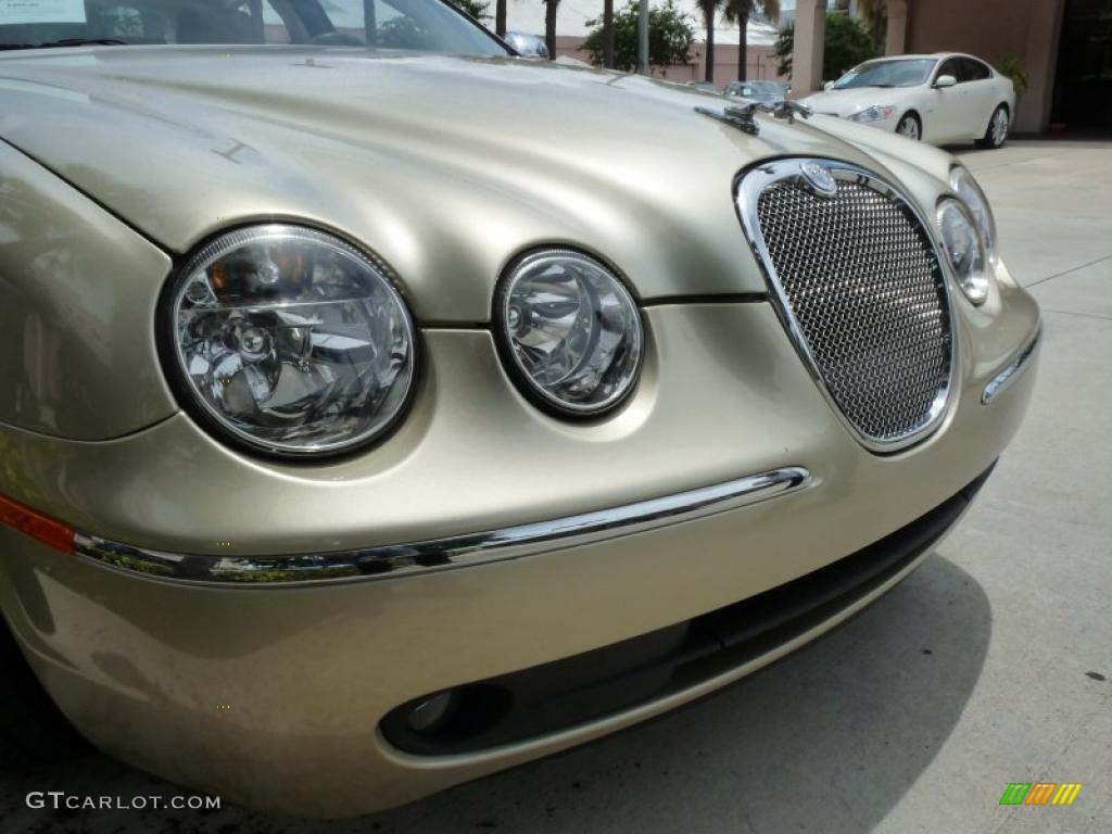2007 S-Type 3.0 - Winter Gold Metallic / Ivory/Mocha photo #8