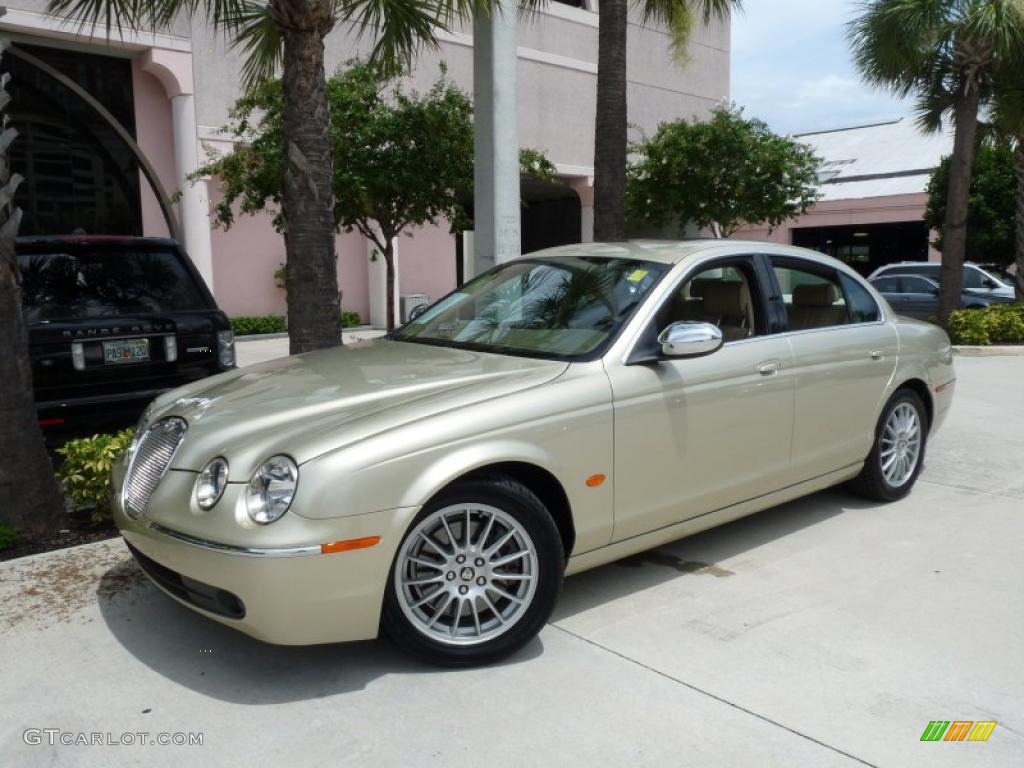 2007 S-Type 3.0 - Winter Gold Metallic / Ivory/Mocha photo #10