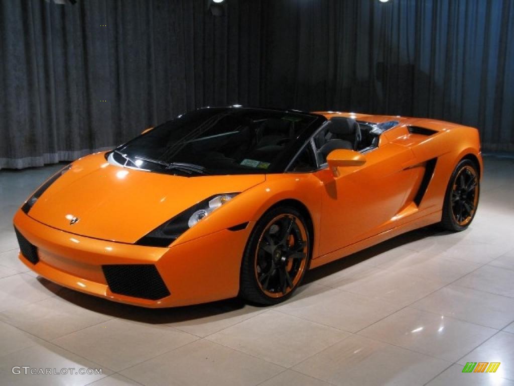 Pearl Orange Lamborghini Gallardo