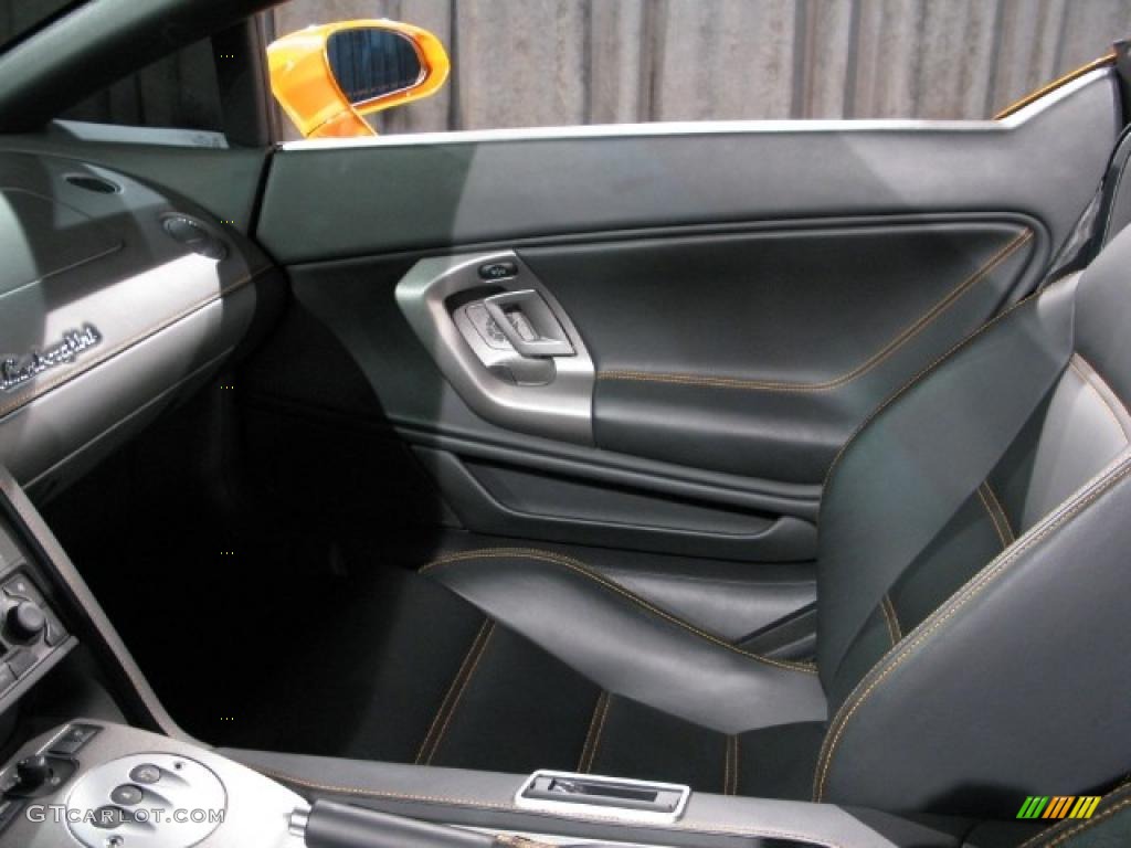 2008 Gallardo Spyder E-Gear - Pearl Orange / Black photo #15