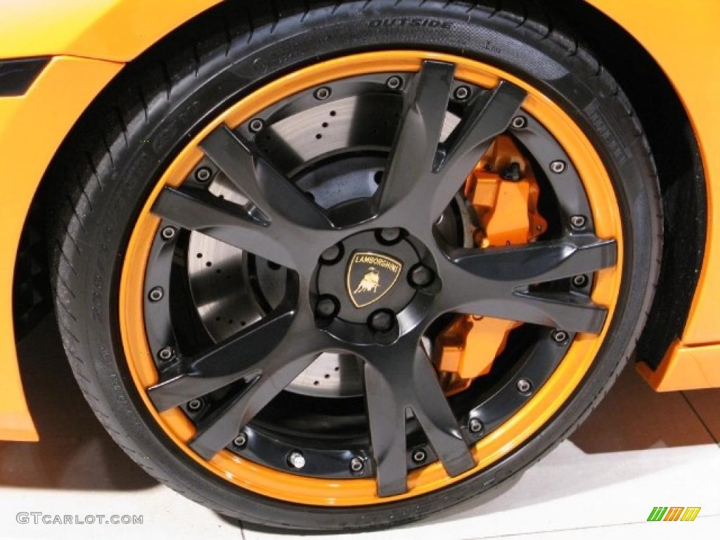 2008 Gallardo Spyder E-Gear - Pearl Orange / Black photo #17