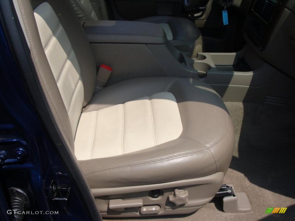 2004 Explorer Eddie Bauer 4x4 - Dark Blue Pearl Metallic / Medium Parchment photo #18