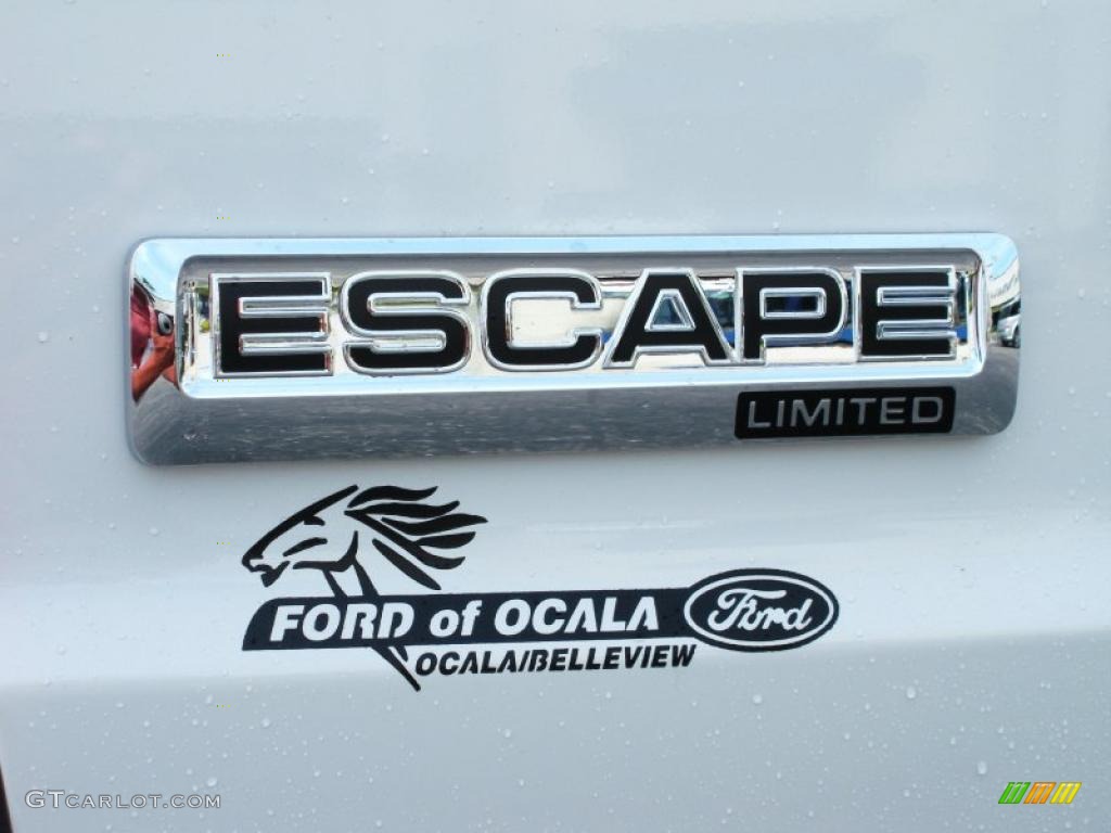 2010 Escape Limited V6 - White Suede / Camel photo #4