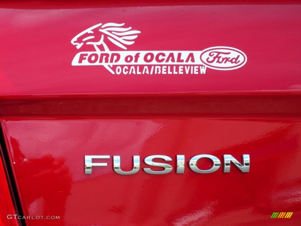 2010 Fusion SEL - Red Candy Metallic / Camel photo #4