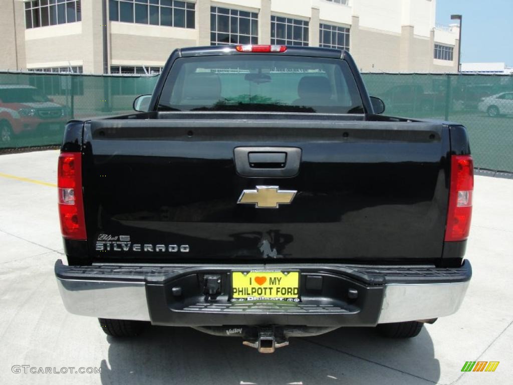 2008 Silverado 1500 Work Truck Regular Cab - Black / Dark Titanium photo #6