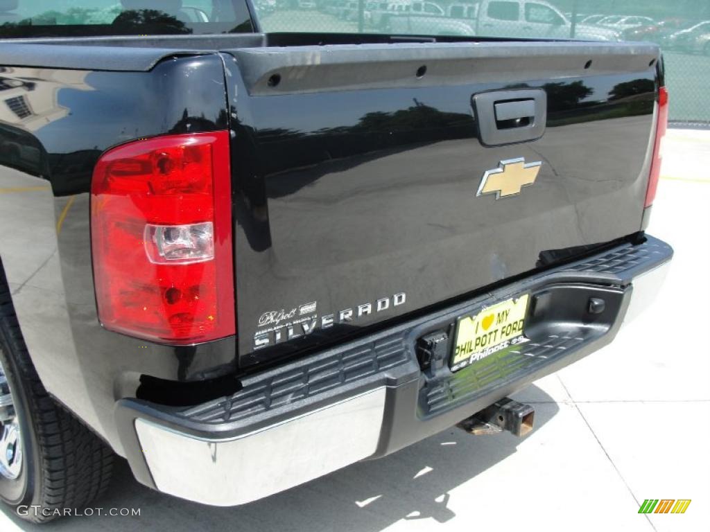 2008 Silverado 1500 Work Truck Regular Cab - Black / Dark Titanium photo #26