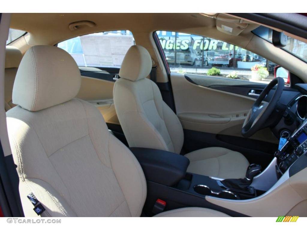 2011 Sonata GLS - Venetian Red / Camel photo #13