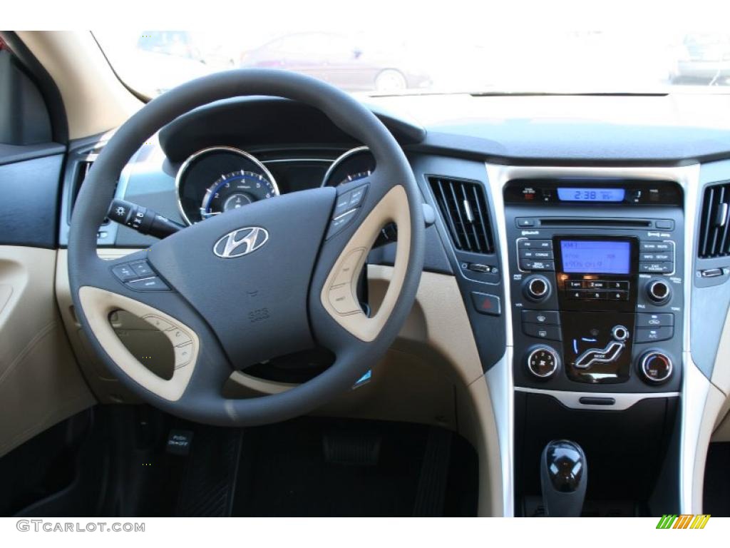 2011 Sonata GLS - Venetian Red / Camel photo #15