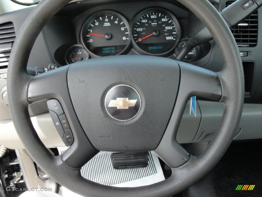 2008 Silverado 1500 Work Truck Regular Cab - Black / Dark Titanium photo #37