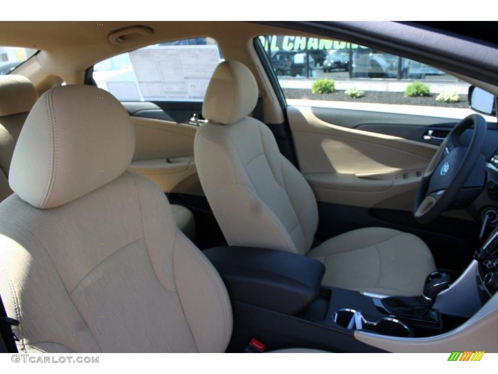 2011 Sonata GLS - Midnight Black / Camel photo #18