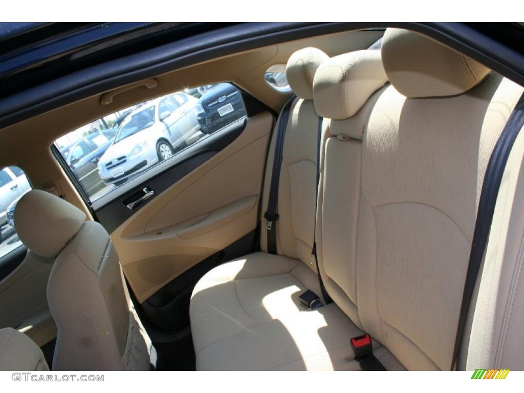 2011 Sonata GLS - Midnight Black / Camel photo #19