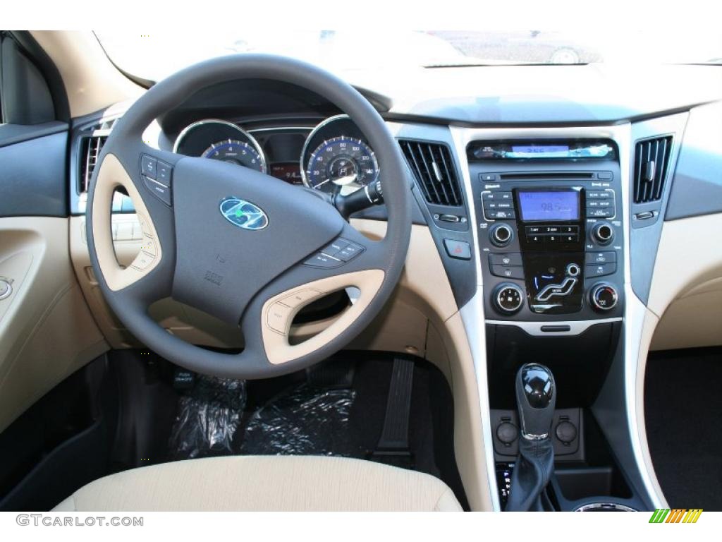 2011 Sonata GLS - Midnight Black / Camel photo #24