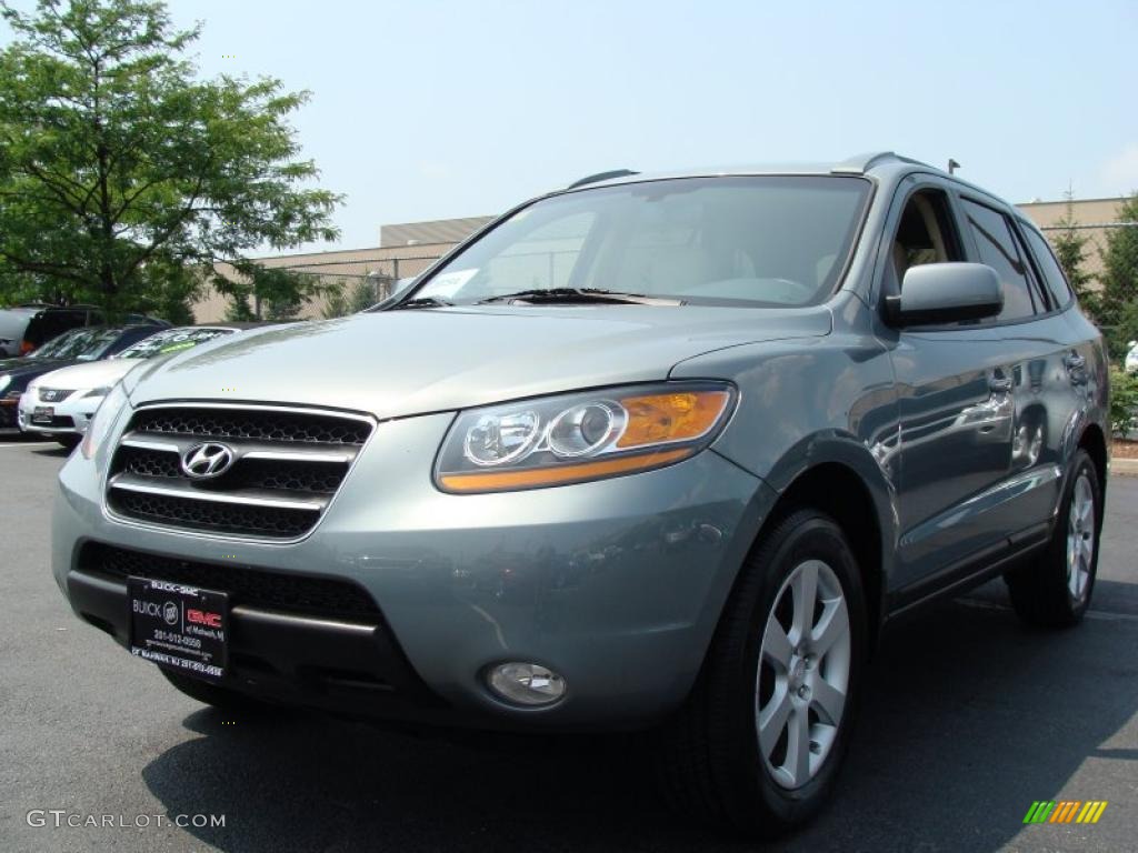 2008 Santa Fe Limited 4WD - Platinum Sage / Beige photo #1