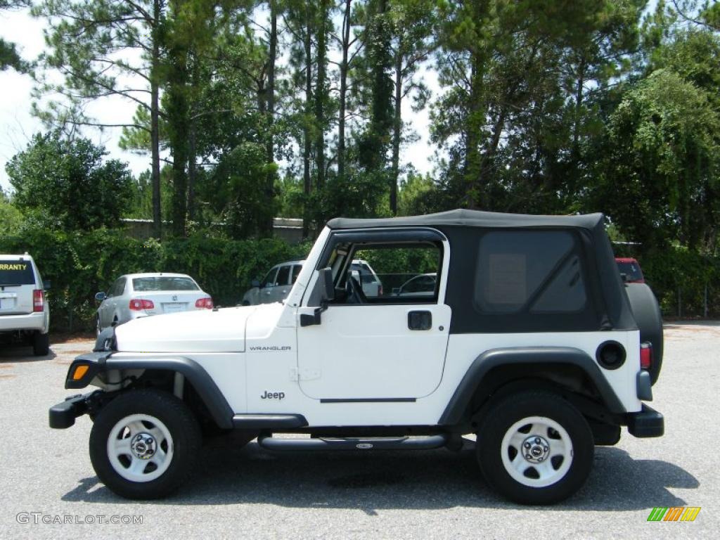 2000 Wrangler SE 4x4 - Stone White / Agate photo #2