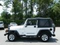 2000 Stone White Jeep Wrangler SE 4x4  photo #2