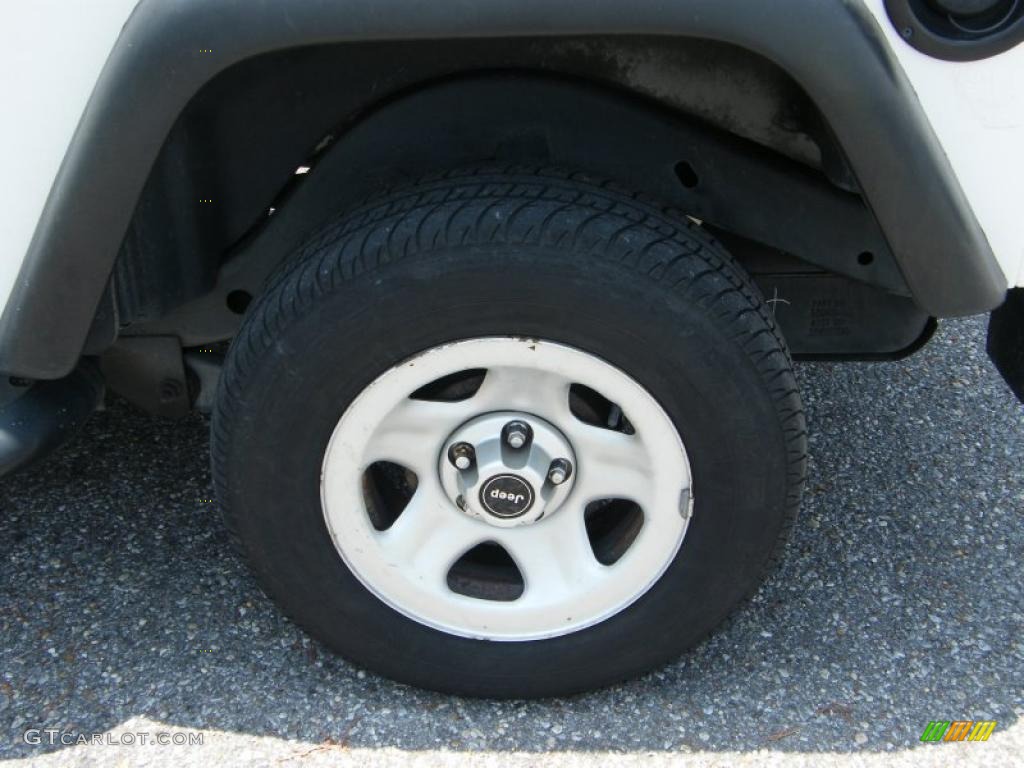 2000 Wrangler SE 4x4 - Stone White / Agate photo #11