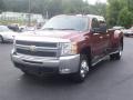 Deep Ruby Red Metallic - Silverado 3500HD LT Crew Cab 4x4 Dually Photo No. 4