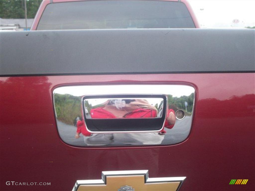 2008 Silverado 3500HD LT Crew Cab 4x4 Dually - Deep Ruby Red Metallic / Light Titanium/Dark Titanium photo #10