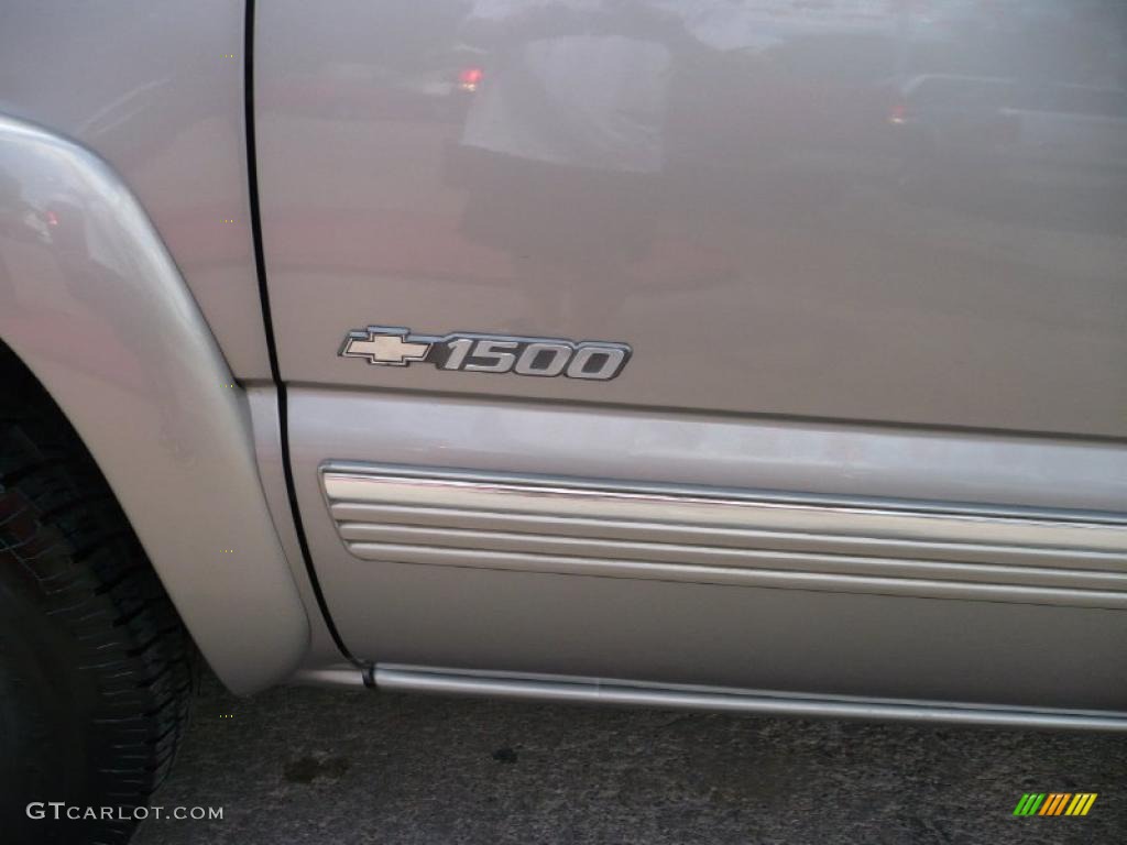 2000 Silverado 1500 LT Extended Cab 4x4 - Light Pewter Metallic / Medium Oak photo #6
